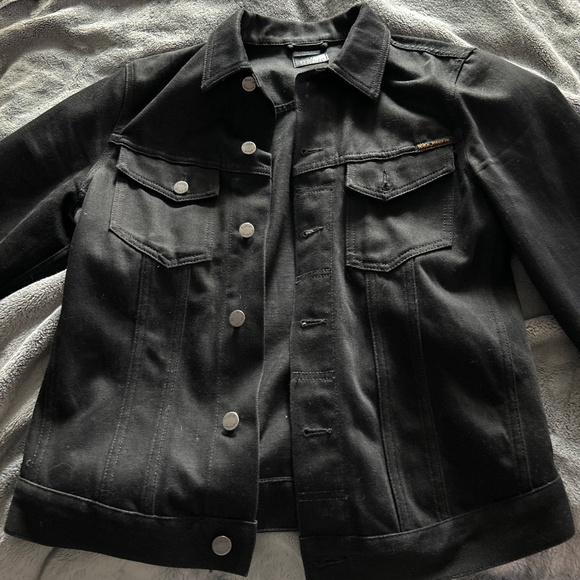 Nudie Billy Black Denim Jacket - Picture 1 of 6